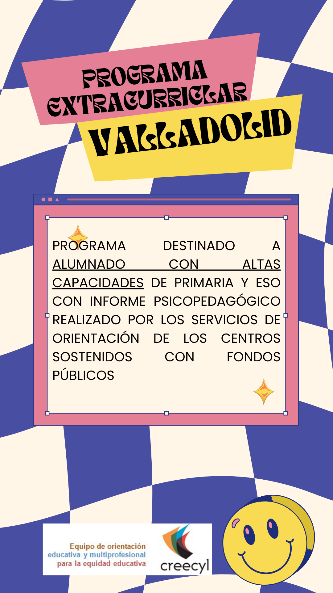 Infografía Talleres familias Valladolid Programa Extracurricular