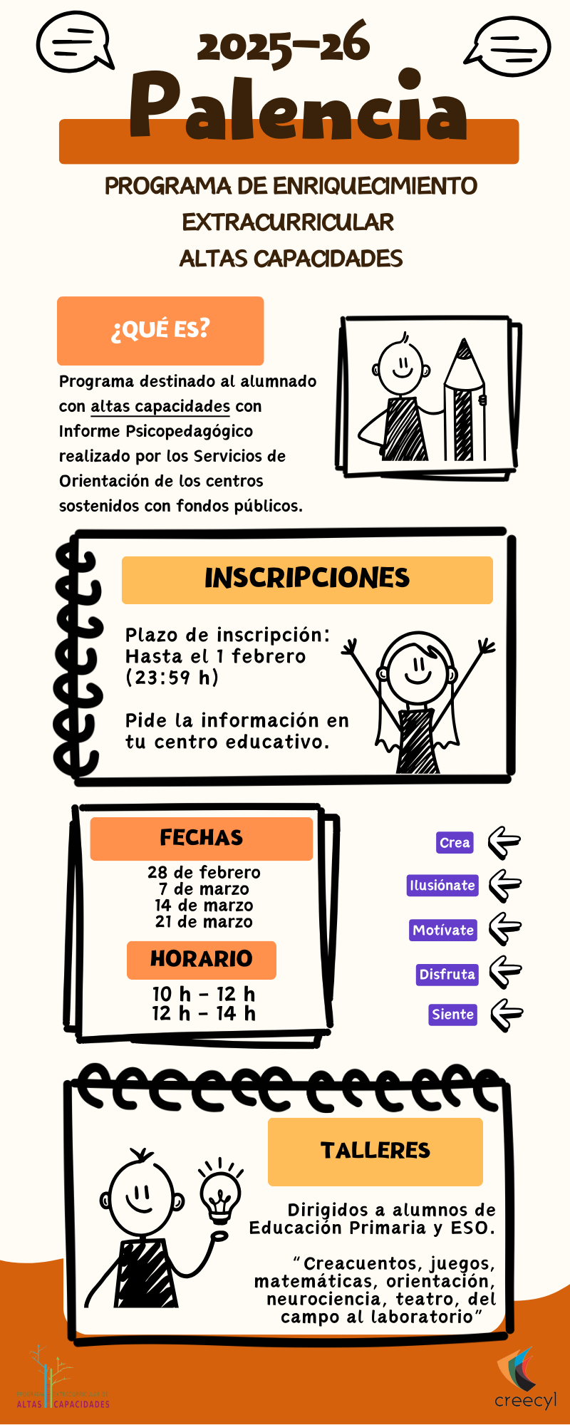 2025-26 Palencia programa extracurricular