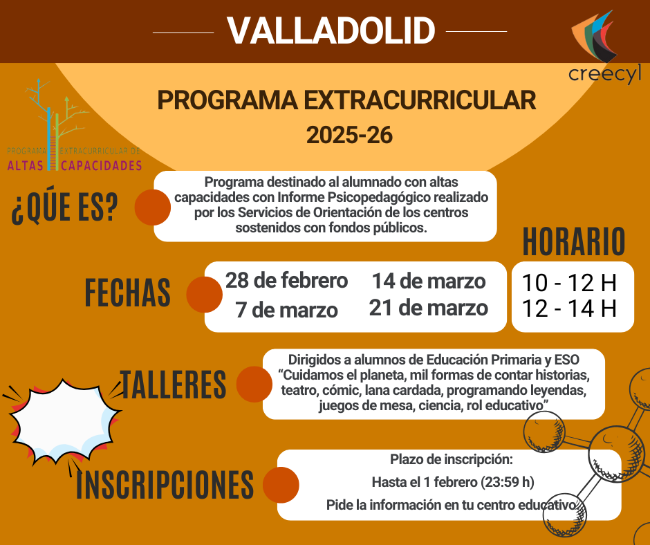 2025-26 Valladolid Programa extracurricular
